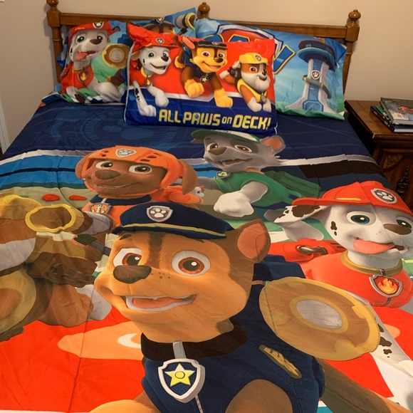 Nickelodeon Bedding Reversible Paw Patrol 6 Piece Bedding Set Full Poshmark